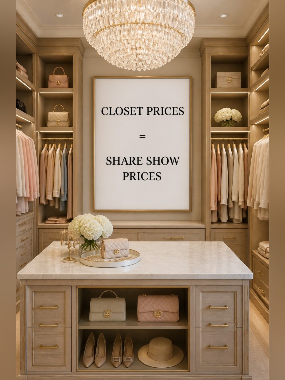 Closet Prices Are Set To Share Show Prices!